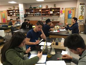 Students in ESOL 2 Science 